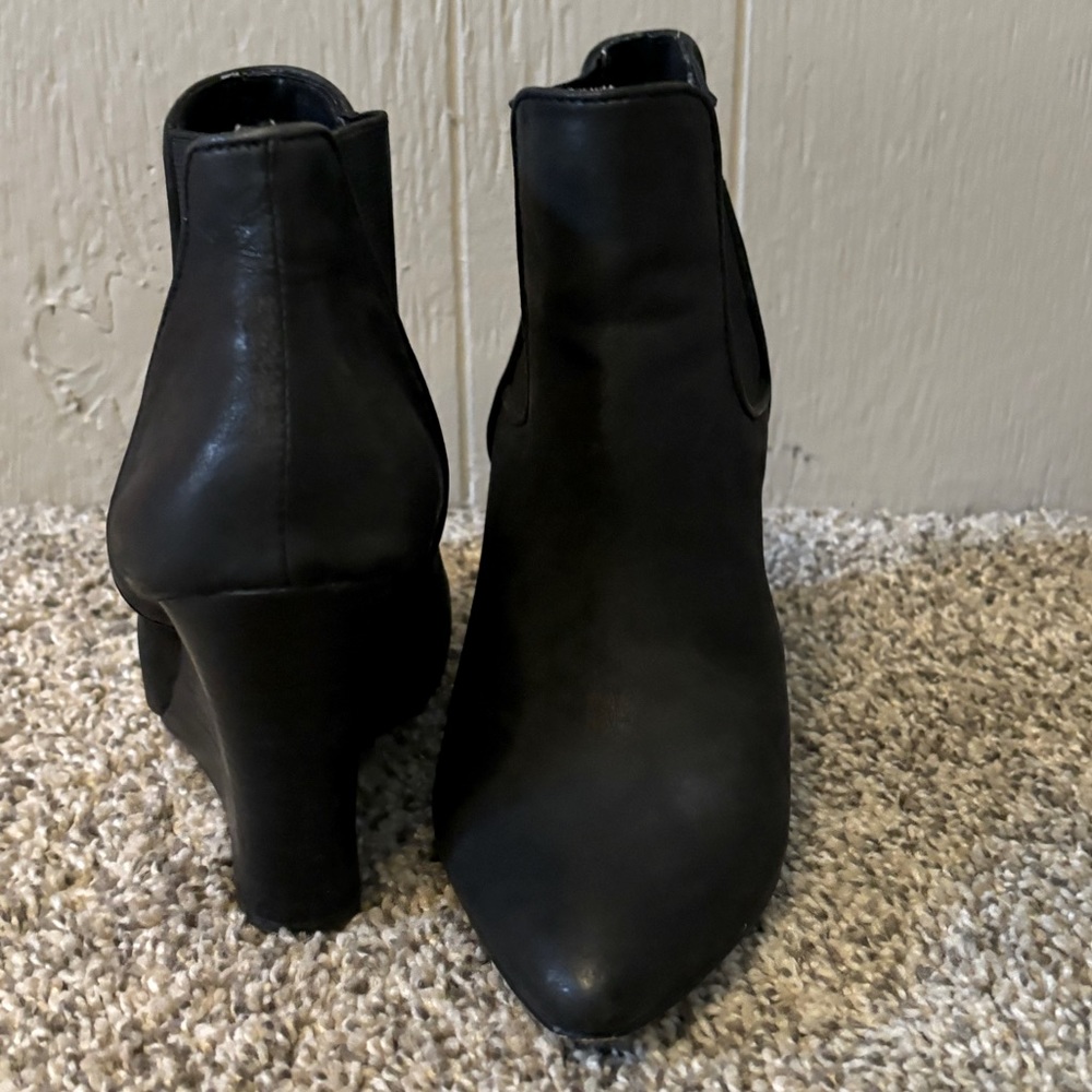 Sole Society black booties